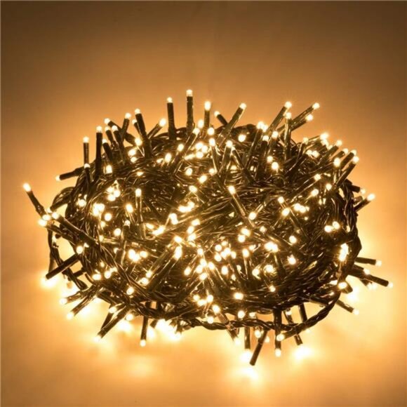 500 LED 49ft Christmas Cluster Lights Christmas String Lights Decoration Lights - Picture 1 of 8